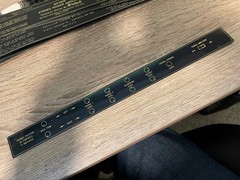 McIntosh C28 Top Apron Control Label