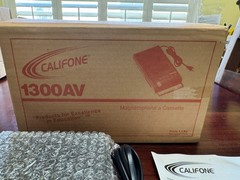 CALIFONE 1300 AV CASSETTE TAPE PLAYER RECORDER NEW OPEN BOX