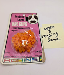 Vintage 3M Retaining Clips for Reel-to-Reel Tape Spools open pack missing some