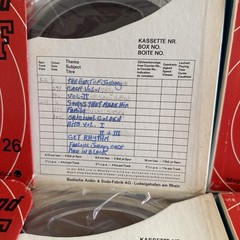 5 BASF Reel To Reel Tapes 2400 Ft With Cutter Box For Reel Tape West Germany