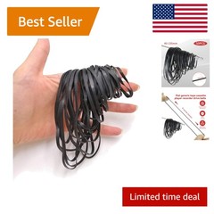 Cassette Recorder Rubber Belts Set: 50PCS Flat Belts, 40-135MM Compatibility