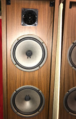 Vintage Wald Sound Model 841T Floor Speakers Working Condition.