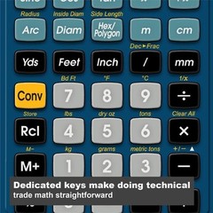 Calculated Industries 4400 TradesmanCalc Technical Trades Small, Multicolor