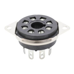 8Pin Octal Bakelite Tube Socket for KT88 EL34 6550 GZ34 Bottom Chassis Mount 10X