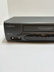 Broksonic VCR VHS Video Cassette Player Recorder VHSA-6687CTTCT Tested