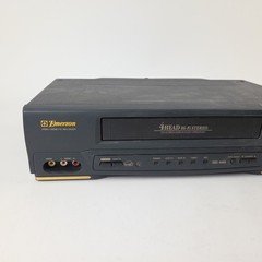 Emerson EWV601B 4-Head Hi-Fi VCR Player Video Cassette Recorder VHS No Remote