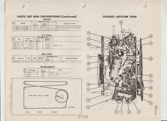 1948 DEWALD Model A-509 AM/FM RADIO Service Manual SAMS Photofact A4