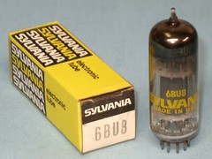 VACUUM TUBE ~ 6BU8 ~ SYLVANIA ~ NOS ~ 6BU8