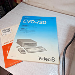 Vintage Sony EVO-720 Video8 Video Cassette Recorder Open Box