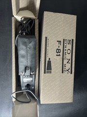 Vintage Sony Tapecorder Assessors 777S-4J Microphone Remote Control Box Japan