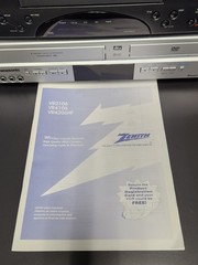 Zenith VR4206HF & Panasonic PV-D4734S VHS/DVD Players – For Parts