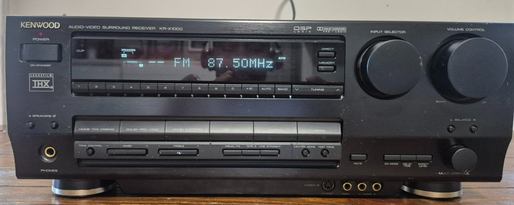 Vintage Kenwood KR-X1000 audio-video surround receiver