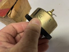 UNUSED vintage Dc Ampers meter Unknown Condition￼