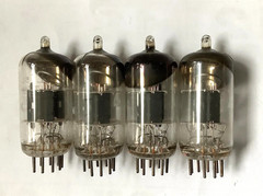 1 PAIR Matsushita Tube ECC81 Nos 12AT7 Slanting Getter Mullard Tool Strong New