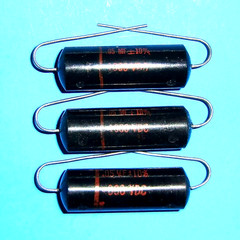 3 Sprague 0.05uF /1000VDC 160P Black Beauty Capacitors NOS TESTED
