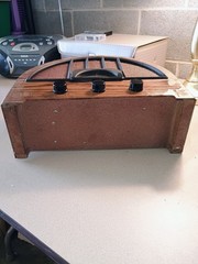Randix OTR-98 AM/FM Radio Replica Reproduction Cathedral Style Wood Cabinet