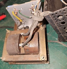Vintage BL Electrical/The Benwood Linze DC Amperes Meter with Ohmite Variac