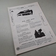 MORSE/ELECTROPHONIC Service Manual Record Changer 627 BSR C129 1977 Photofact