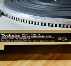 Technics SL-QD35 Quartz Direct Drive Turntable Automatic Repeat Tested Video