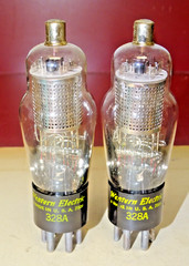 Pair, Western Electric Type 328A Radio/Audio Output Tubes, NOS