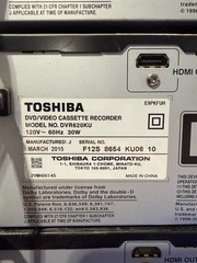 Toshiba DVD VCR Combo DVR620KU w/ Remote DVR620 – Lot of 3 -All Played DVD & VHS
