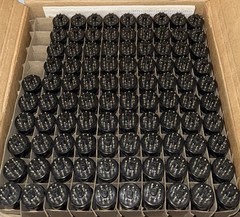 (4) NOS RFT Germany EL34 Tubes With Test Documentation G1 Bias, Gm, GL, IKP, VG2