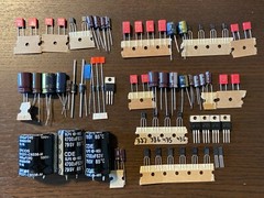 Pioneer SX-525 Complete Rebuild Kit High-Quality Receiver Recap Caps Transistors