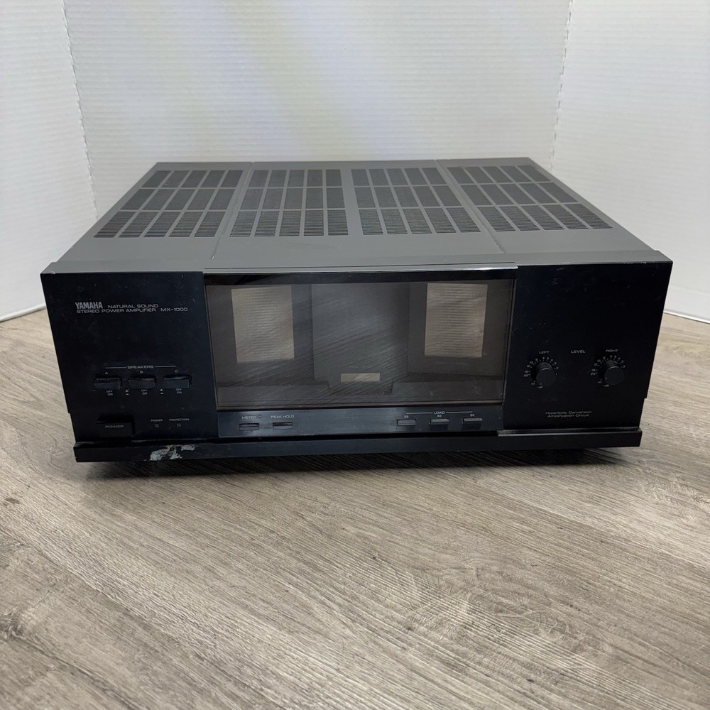 Vintage Yamaha MX-1000 Stereo Power Amplifier – 260 Watt Amp Tested Works Great