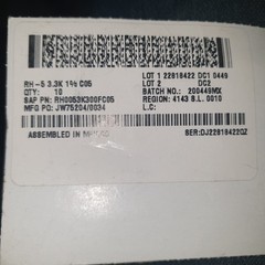 NEW VISHAY DALE RH-5 5W 3k3 5Watts 1% HI END Resistors for Audio! 10pcs