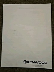 Original Kenwood KA-7100 Amplifier Instruction Manual. Very Good Condition.