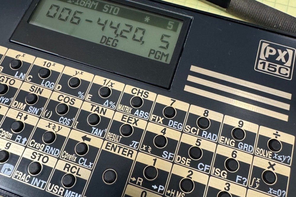 PX15C Scientific Calculator Fully Assembled (HP-15C)
