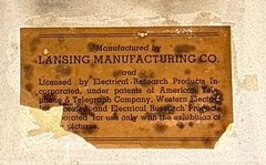 Very early Lansing Western Electric Power Supply for 284 285 415 speakers
