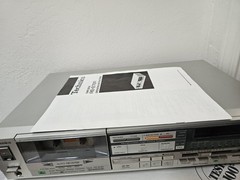TECHNICS RS-B78R Tape Deck Legend RARE Untested Powers On MANUAL