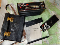 USSR Soviet Russian VINTAGE Military Transistor Radio Receiver Mayak-2 FULL KIT