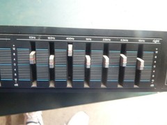 Panasonic SH-253 7-Namd Stereo Graphic Equalizer bundle w Cables