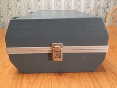 Retro / Vintage Audiotronics Headphones HS-20 w/ Switchcraft Case Untested VIDEO