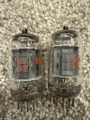 Beckman By Ge 12ax7,ecc83. Long Gray Plate O Getter Tested Strong And Matched