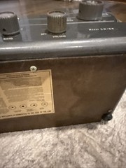 National SW-54 Shortwave/AM Multi-Band Tube Radio Powers On Untested