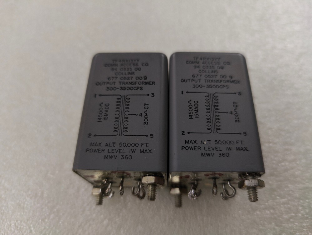 NOS Pair Collins Tube Output Transformer 15mA DC Single Ended Preamp UTC TRIAD