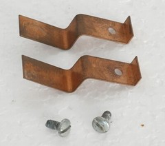 McIntosh MAC 1900 Receiver Part : Pair of Meter Holding Brackets