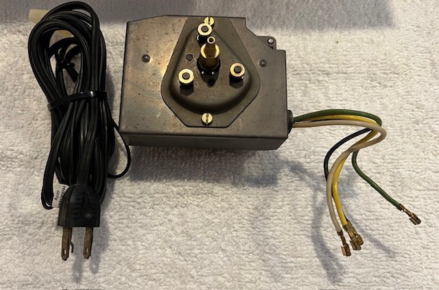 Dual 1218 Turntable Parts – Motor (60hz Pulley) and OEM Power Cord w/ground wire