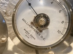 Lot of 5 Analog Panel Meters Western Electric