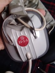 Vintage 1970s GE H-14 General Electric Stereo Headphones JAPAN MADE – WORKS