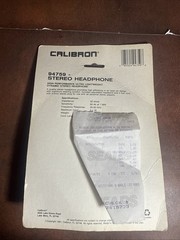 NEW In Package – Vintage 80s 1990’s CALIBRON 94759 Stereo Headphones