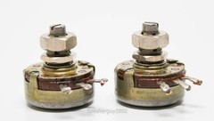 2X Allen Bradley Type J Locking Potentiometer / JLU-2541 / 250K Linear — KTB2