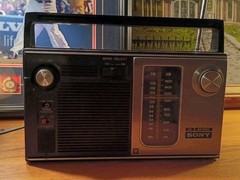 SONY Model ICF-7270W AM/FM Portable Radio Vintage TESTED, SEE VIDEO DEMO!!