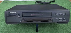 Mitsubishi HS-U446 VCR VHS Player, Tested & Working, No Remote