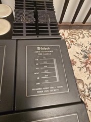 McIntosh MC2120 Amplifier MC 2120 Tested Working