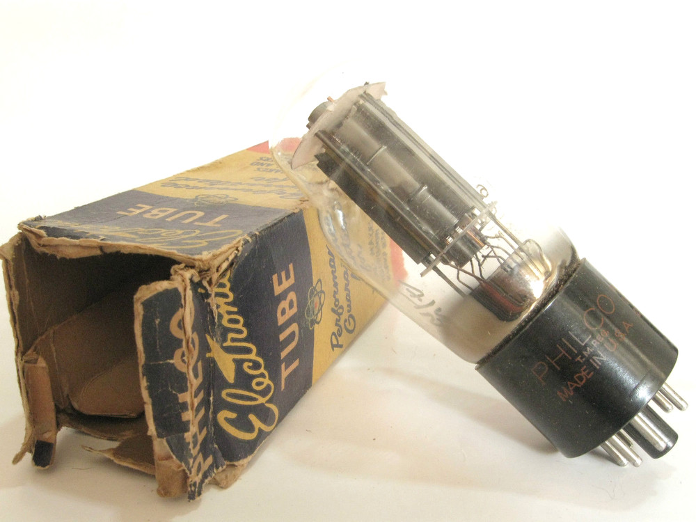 One 1955 Sylvania/Philco 6L6GA tube – Hickok TV7B tested @ 41, min:25
