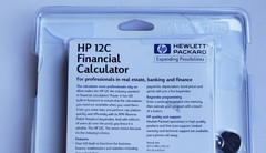 HP 12C Financial Calculator 1999 Vintage New in Package Damaged Packaging